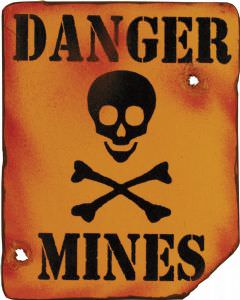 Danger Mines (click for enlarged image)